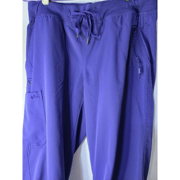 Ava Therese Pants Womens Medium Scrub Cargo Pockets Stretch Drawstring 3018 - Picture 2 of 13